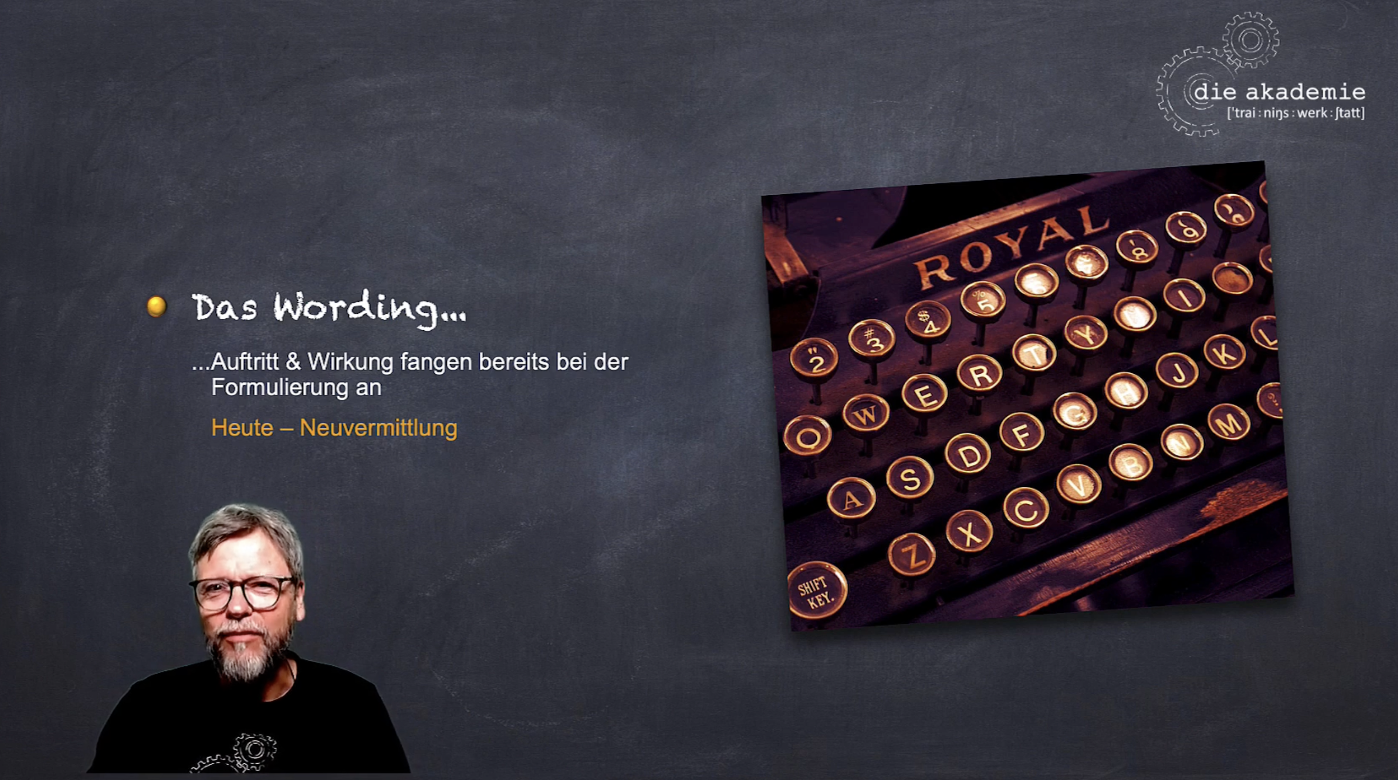 Die Macht der Worte - Wording